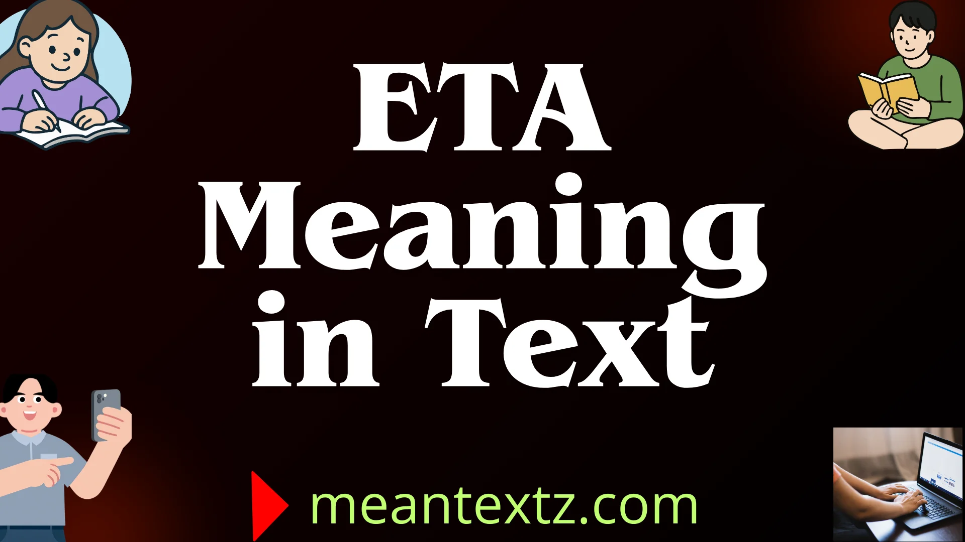 eta meaning in text