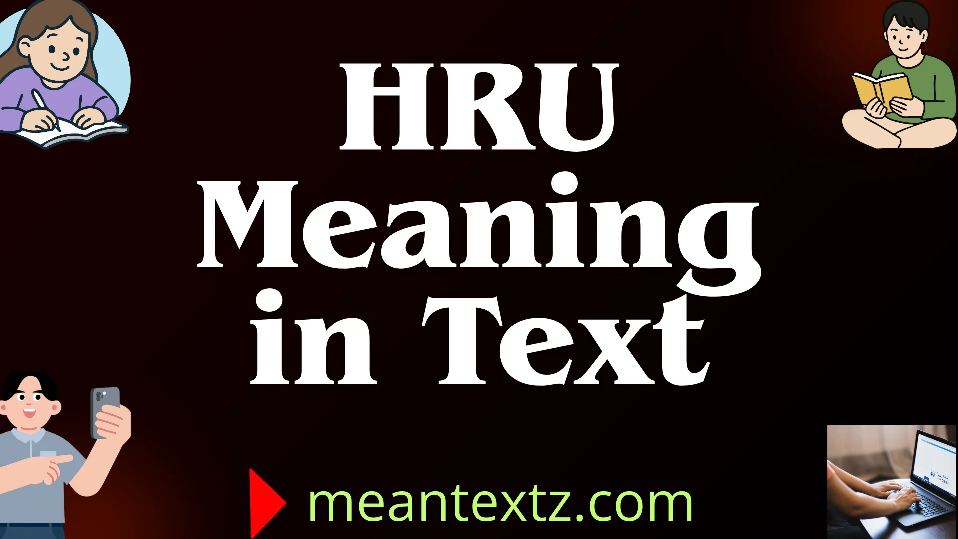 hru meaning in text