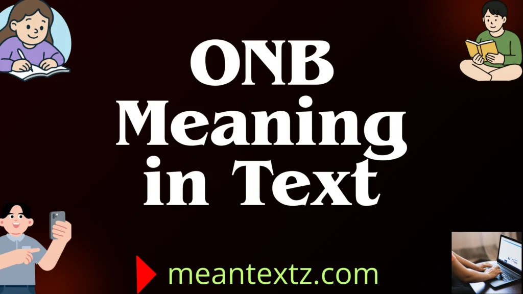 onb meaning in text