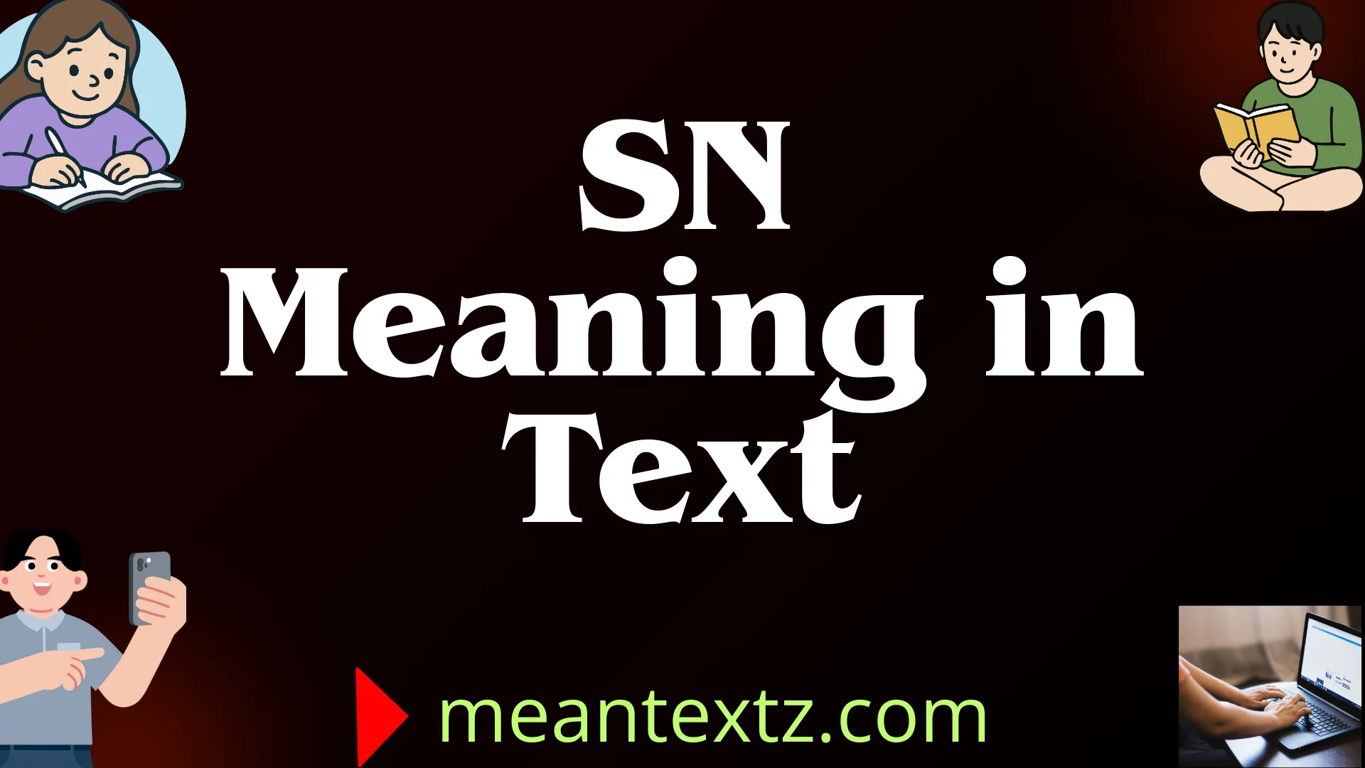 sn meaning in text