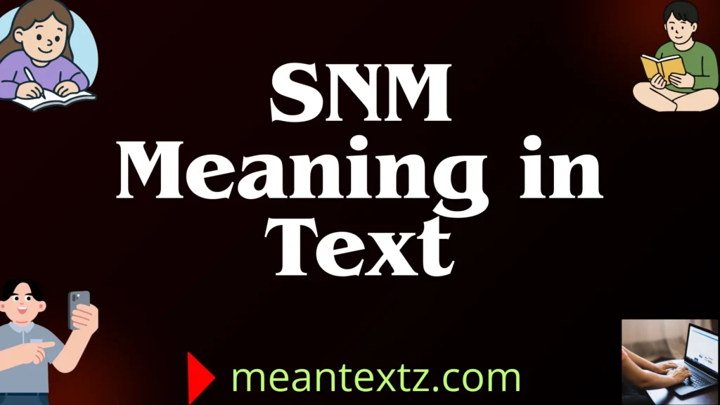 snm meaning in text