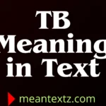 tb meaning in text