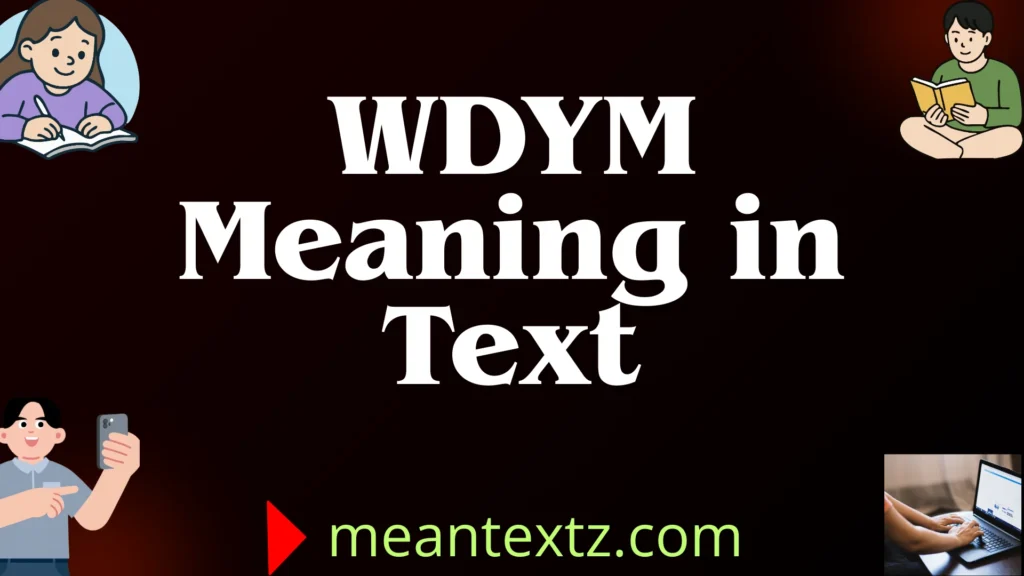 wdym meaning in text