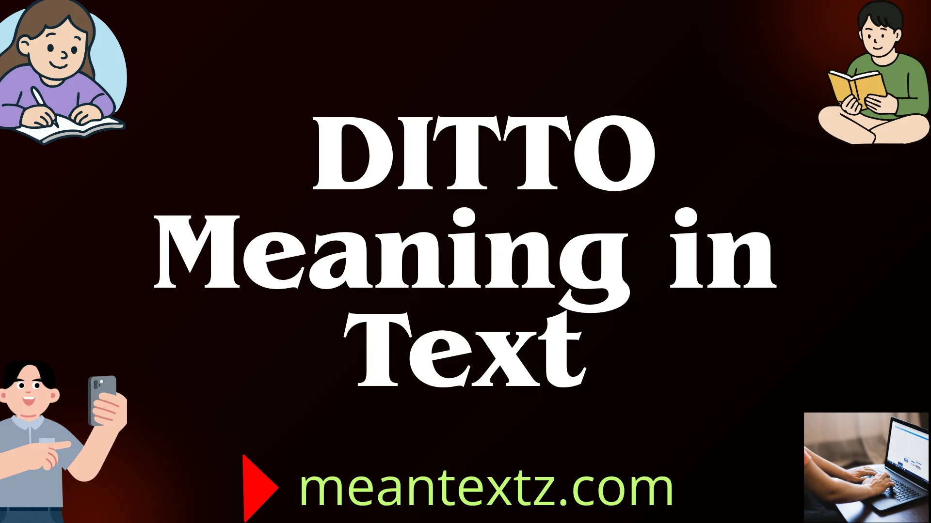 ditto meaning in text