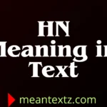 hn meaning in text
