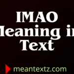 imao meaning in text