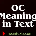oc meaning in text