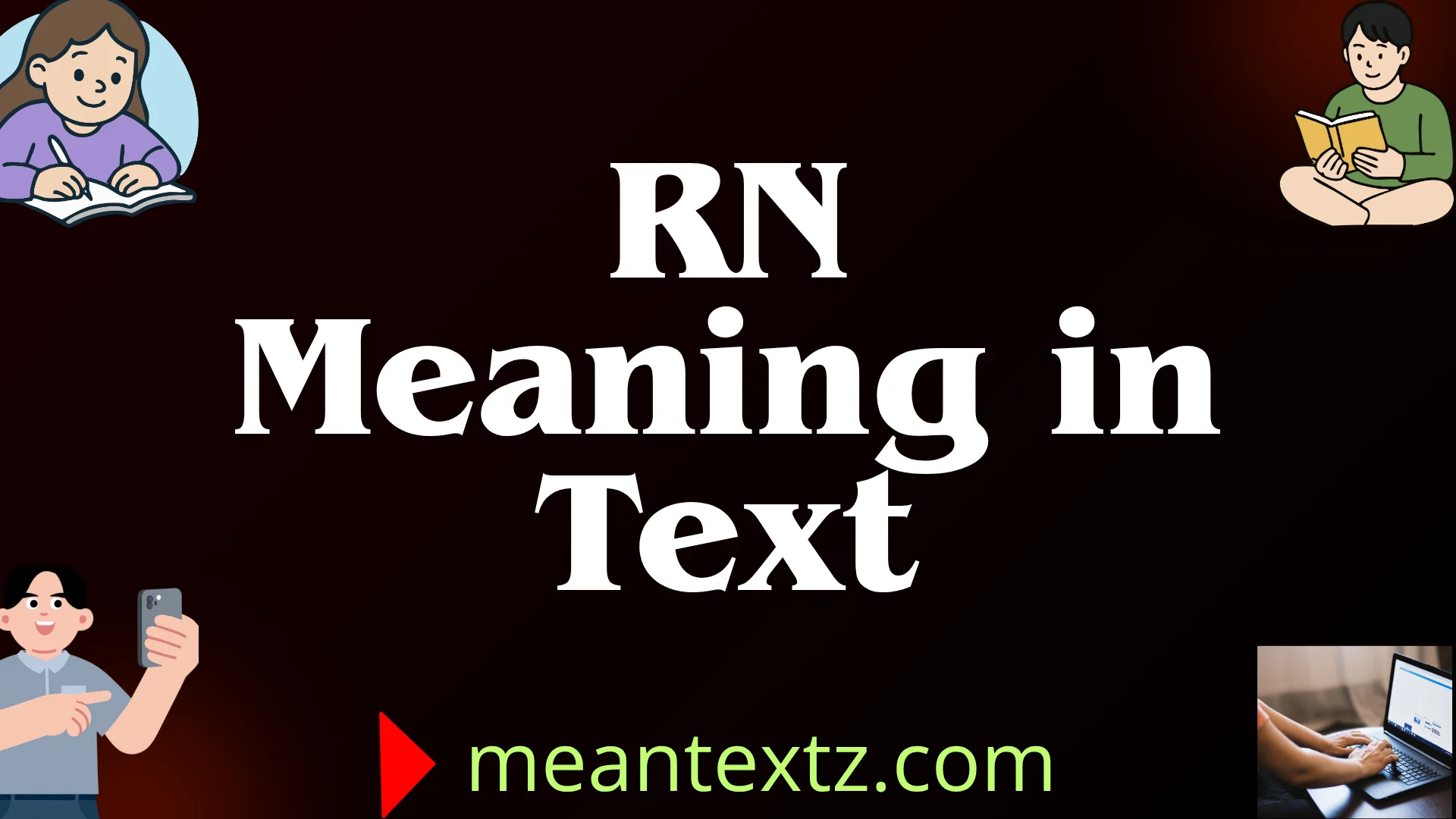 rn meaning in text