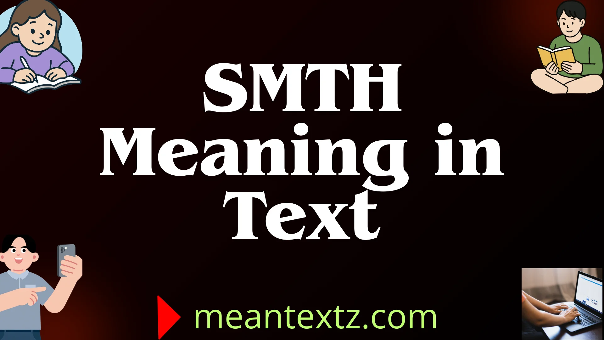 smth meaning in text