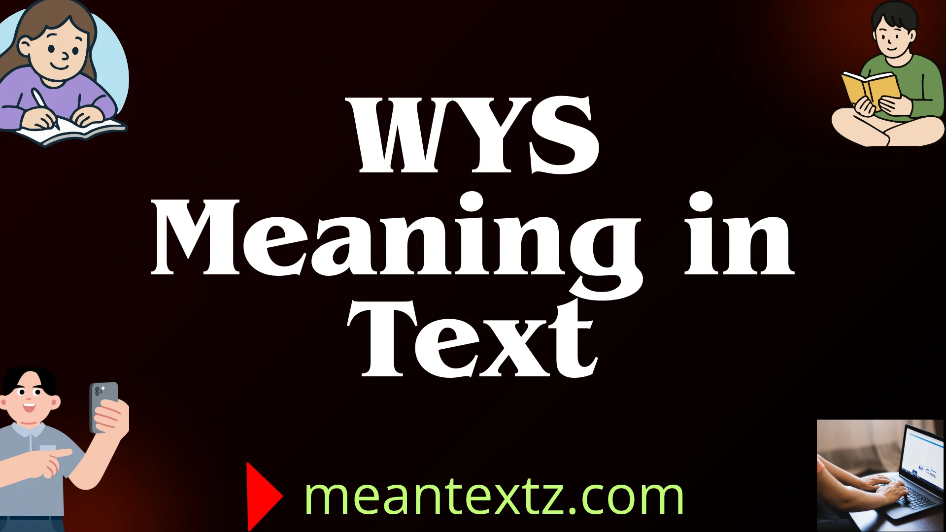 wys meaning in text