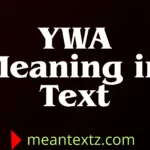 ywa meaning in text