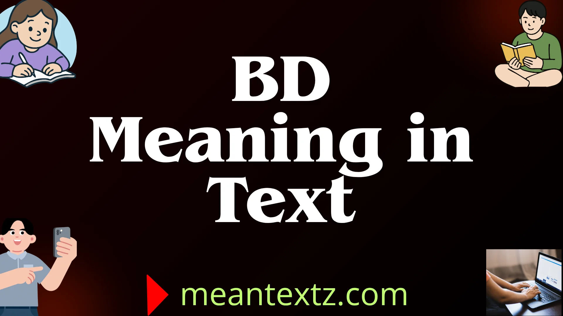 bd meaning in text