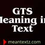 gts meaning in text