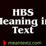 hbs meaning in text