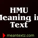 hmu meaning in text