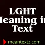 lght meaning in text