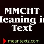 mmcht meaning in text