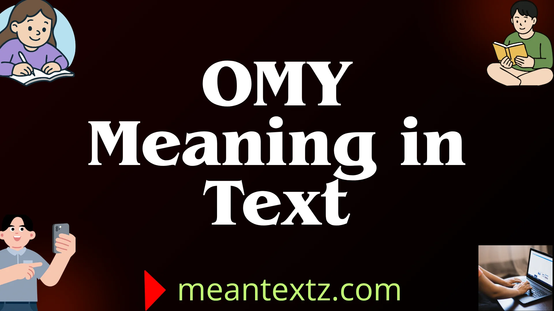 omy meaning in text