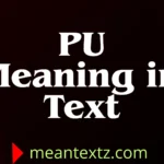 pu meaning in text