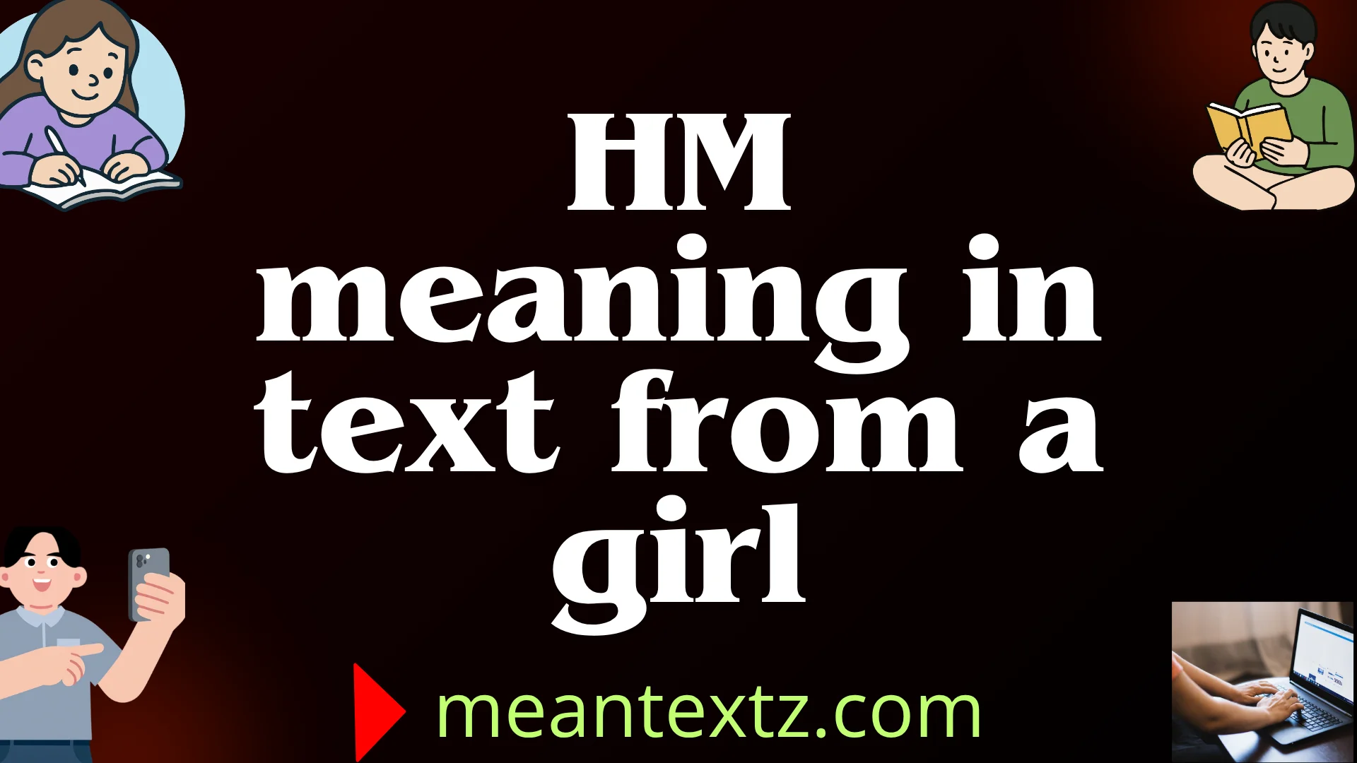 hm meaning in text from a girl