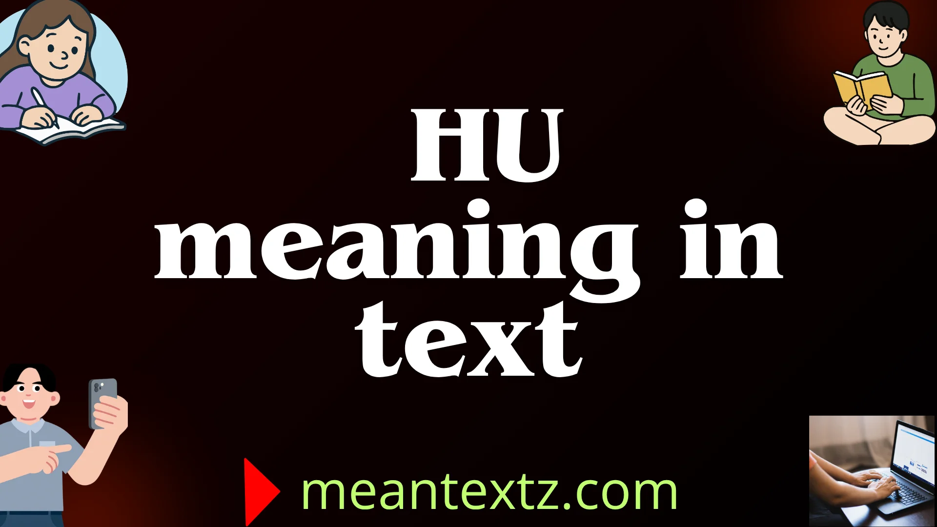 hu meaning in text