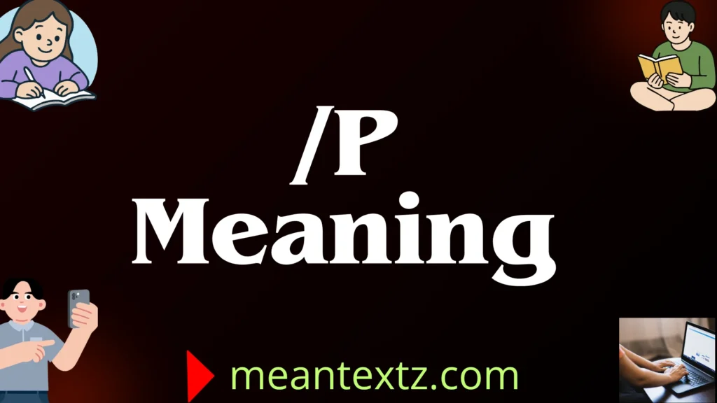 /p meaning