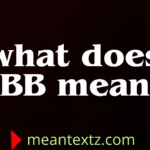 what does bb mean