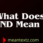 what does nd mean