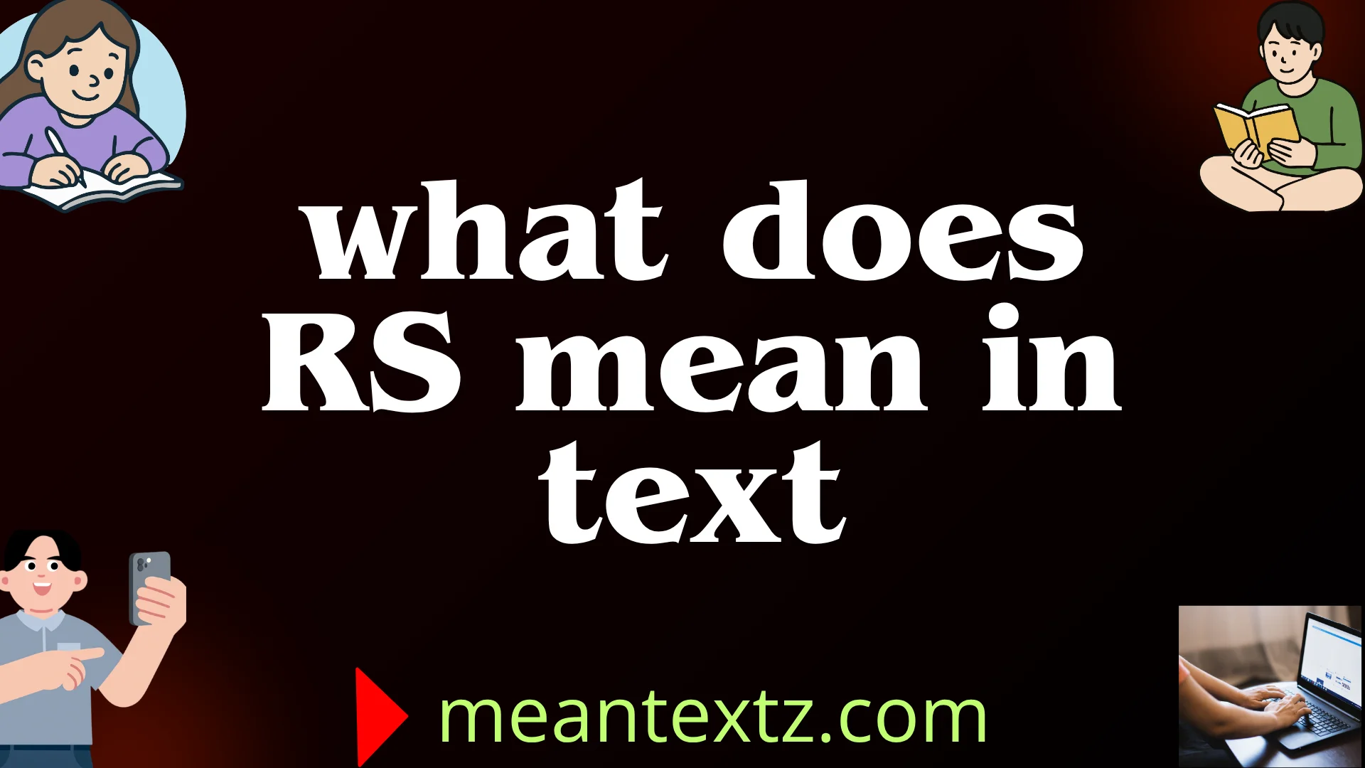 what does rs mean in text