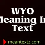 wyo meaning in text
