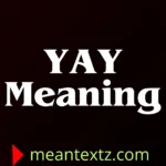 yay meaning