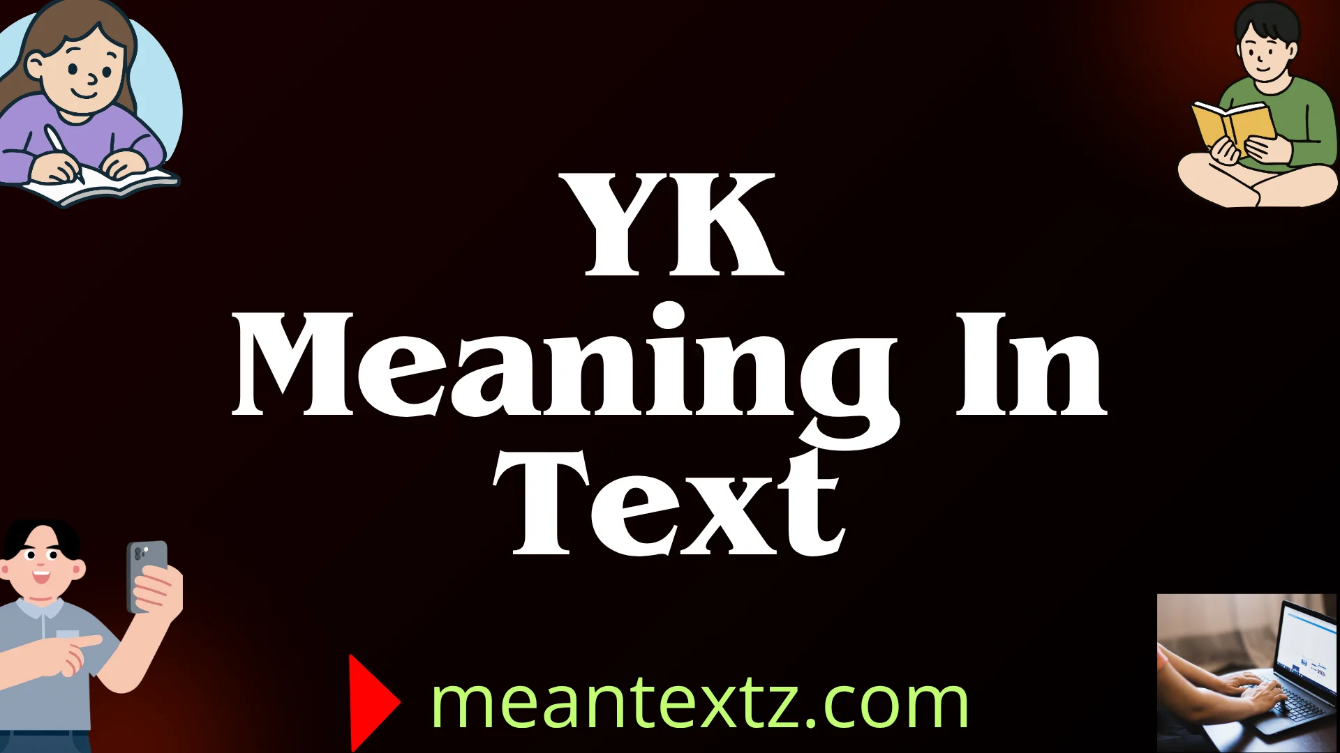 yk meaning in text