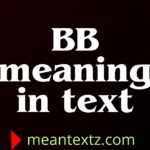 bb meaning in text
