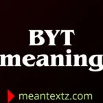 byt meaning