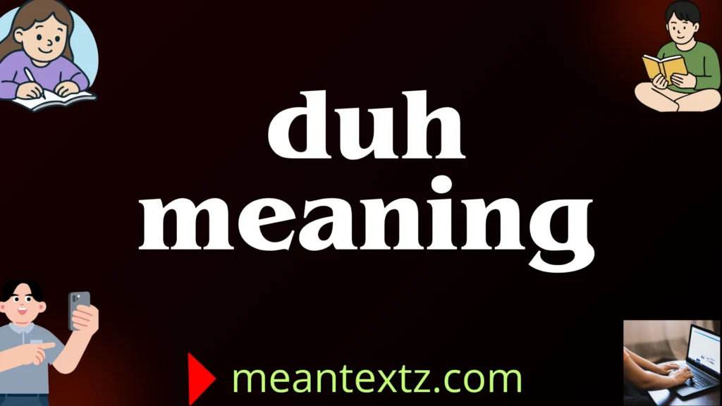 duh meaning