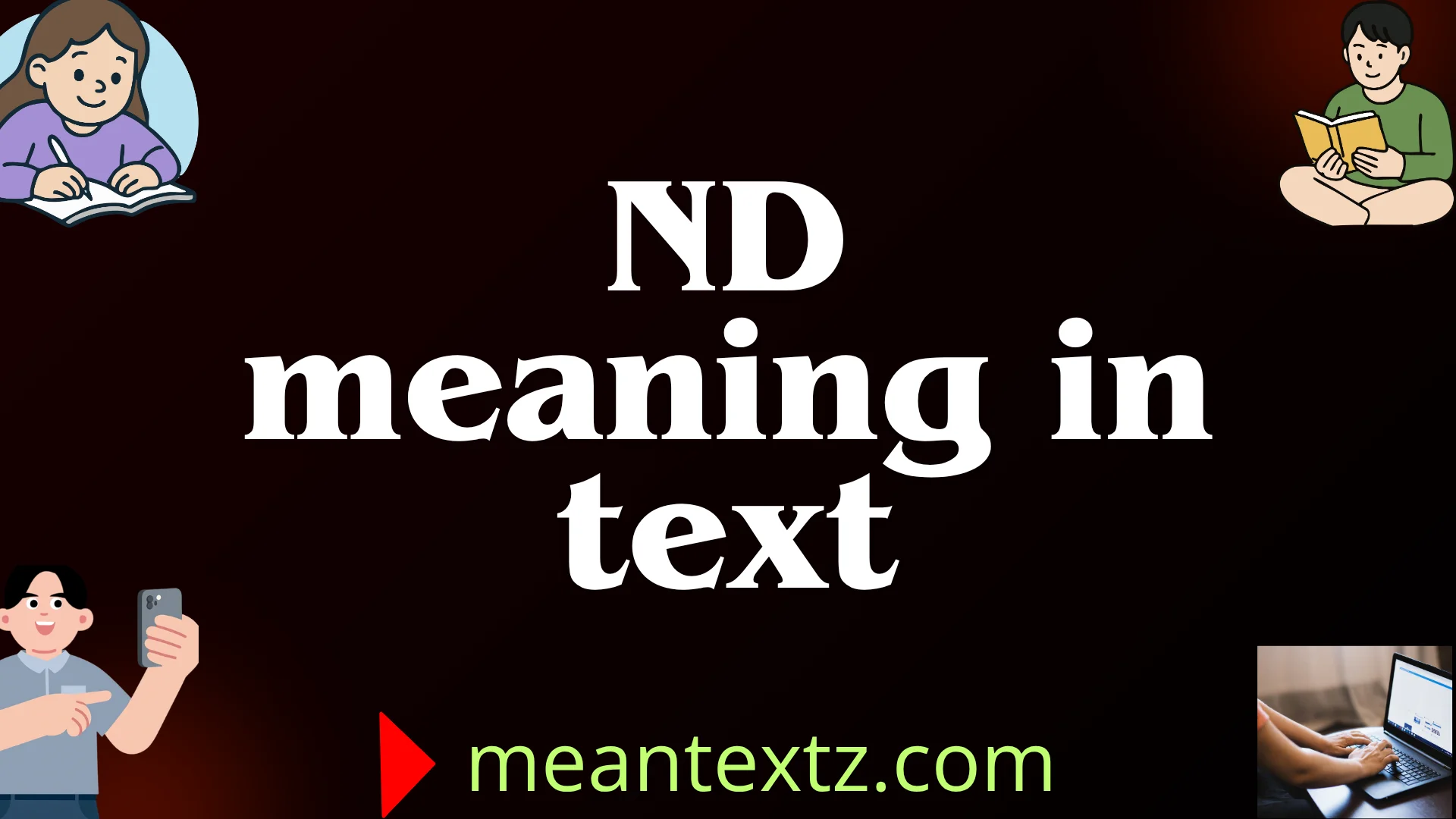 nd meaning in text