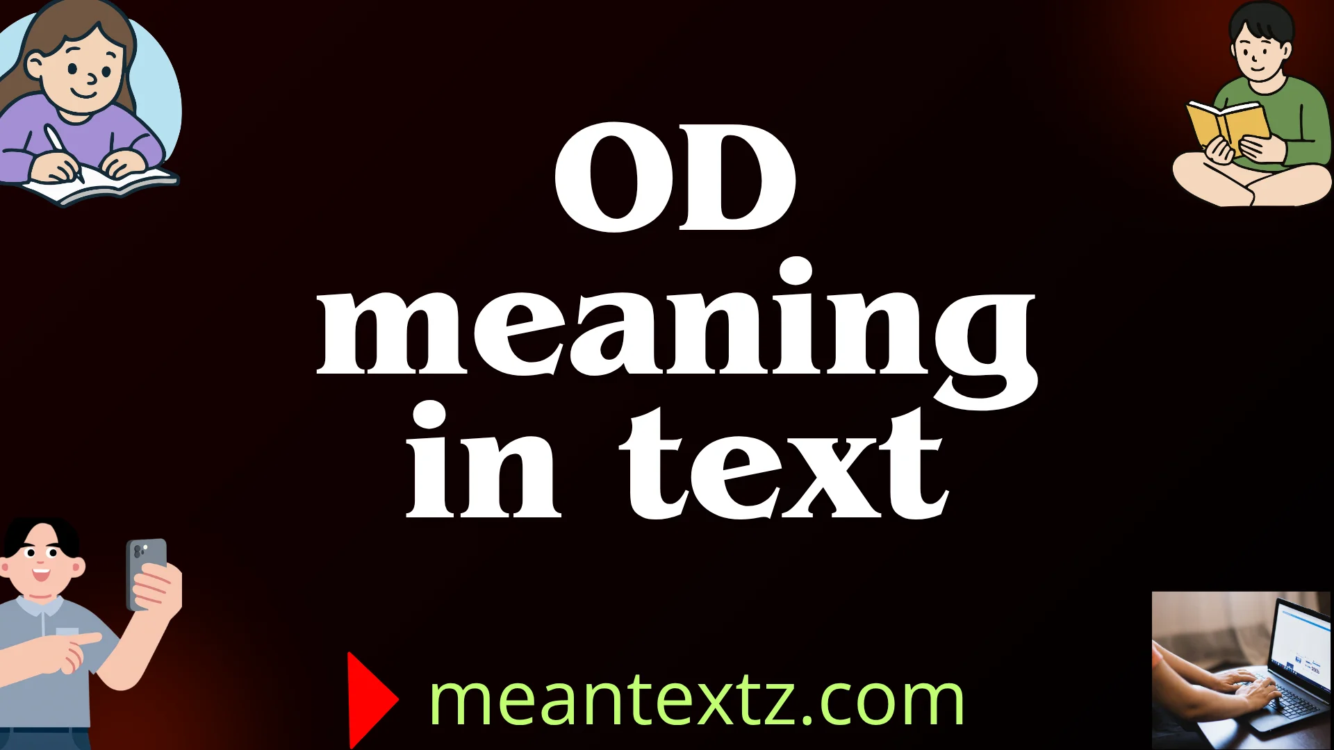 od meaning in text