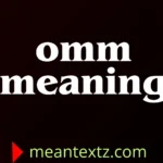 omm meaning