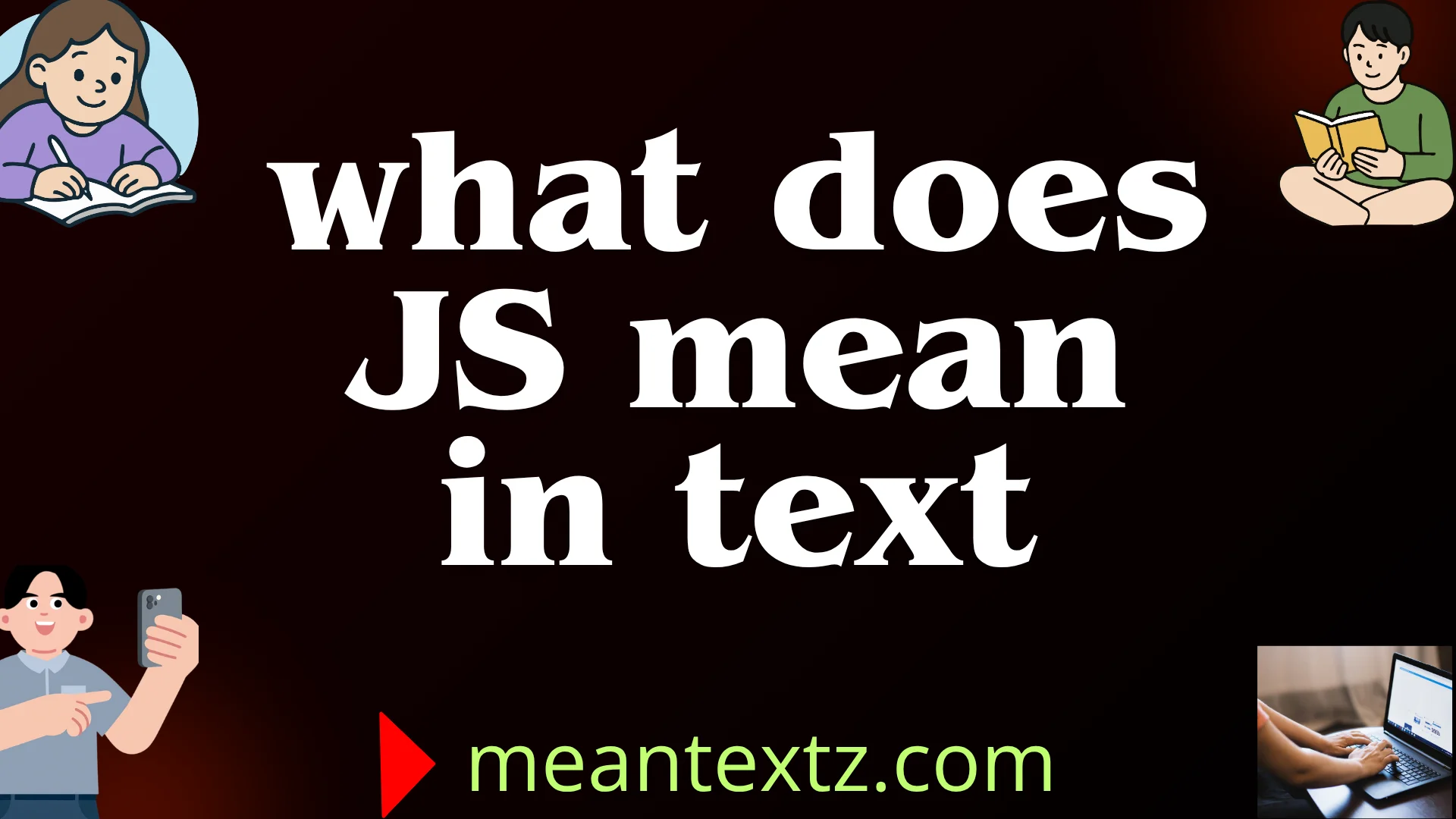 what does js mean in text
