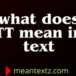 what does tt mean in text